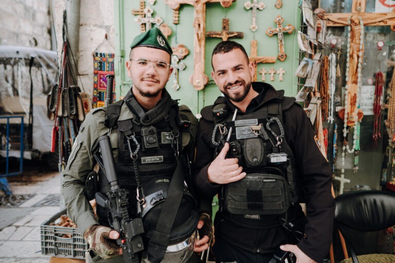 Israel Jerusalem fotografiert von Richard Lehmann Gedankenkirmes Police