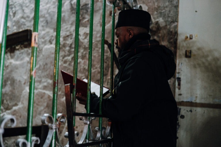 Israel Jerusalem fotografiert von Richard Lehmann Gedankenkirmes Äthiopischer Christ